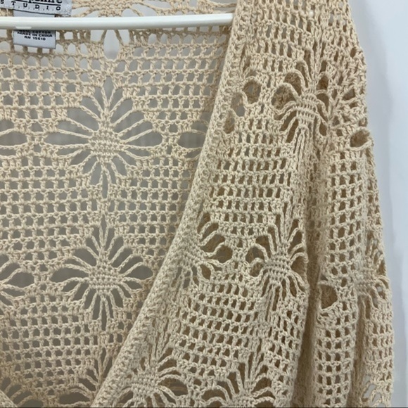 Hamshire studio boho granny core crocheted cardigan S - Picture 4 of 8